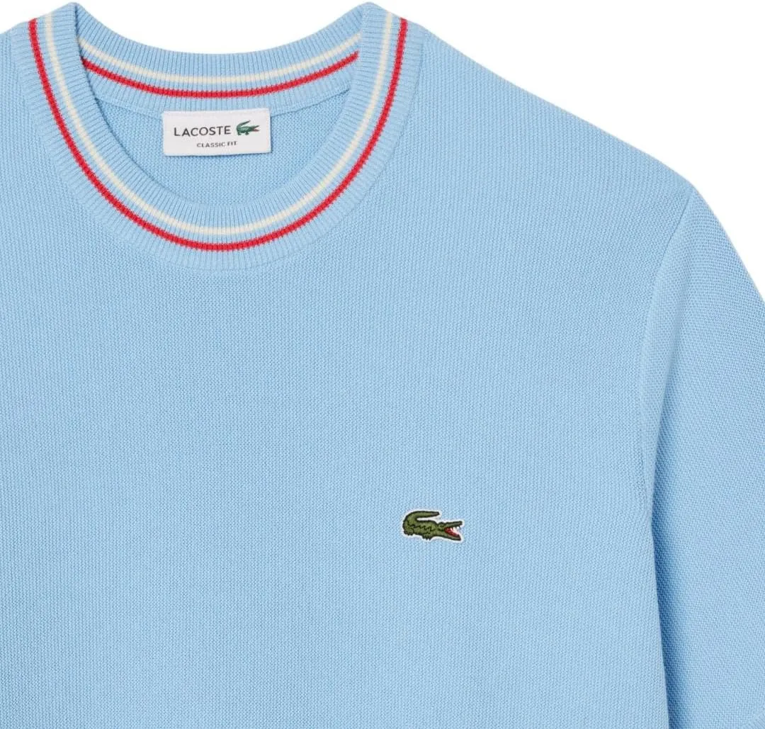 Lacoste Men's Short Sleeve Classic Fit Crew Neck Sweater
