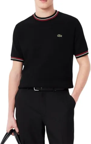 Lacoste Men's Short Sleeve Classic Fit Crew Neck Sweater