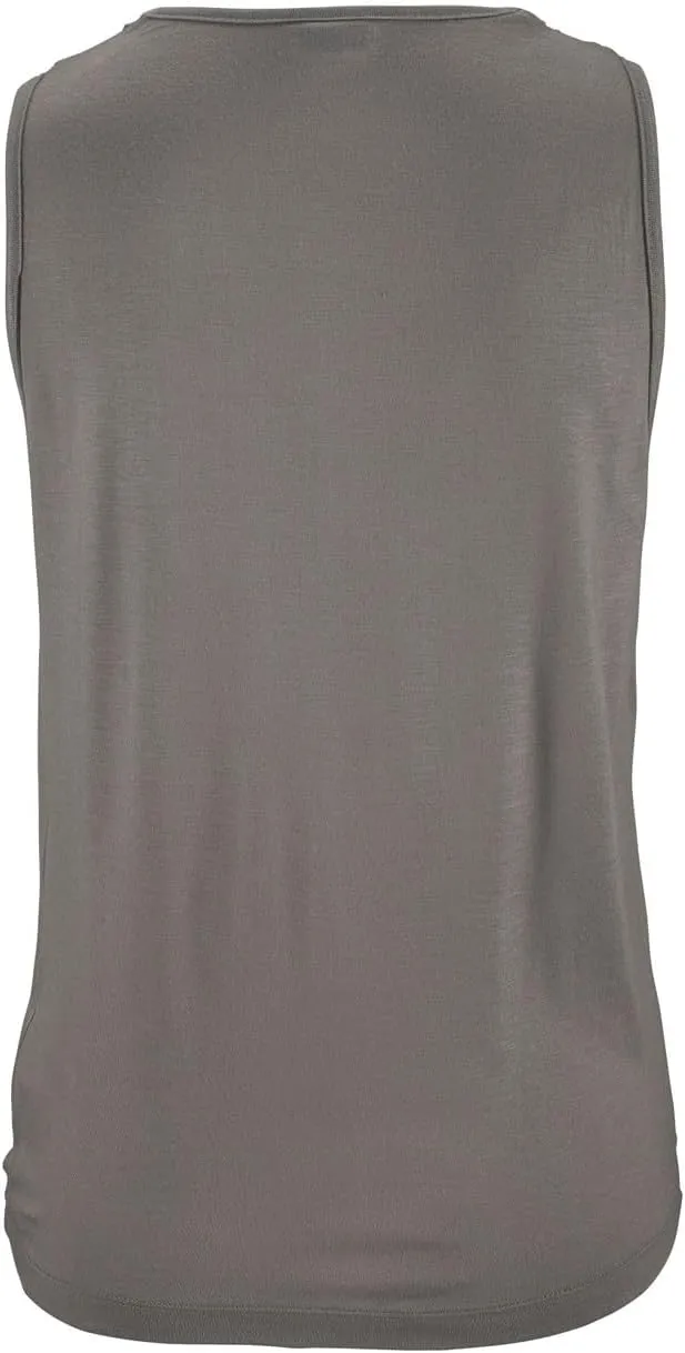 LASCANA Women's Sleeveless Wrap Look Top