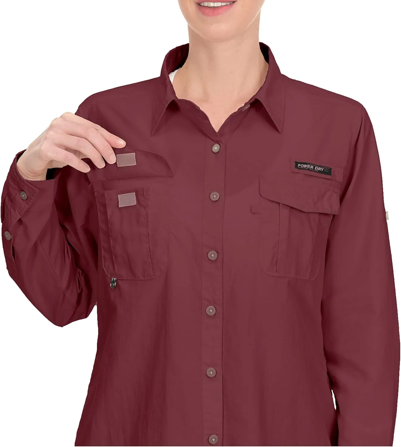Little Donkey Andy Women's UPF 50  UV Protection Shirt, Long Sleeve Fishing Shirt, Breathable and Fast Dry