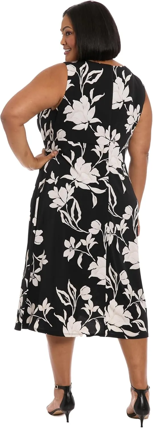 London Times Women's Keyhole Midi