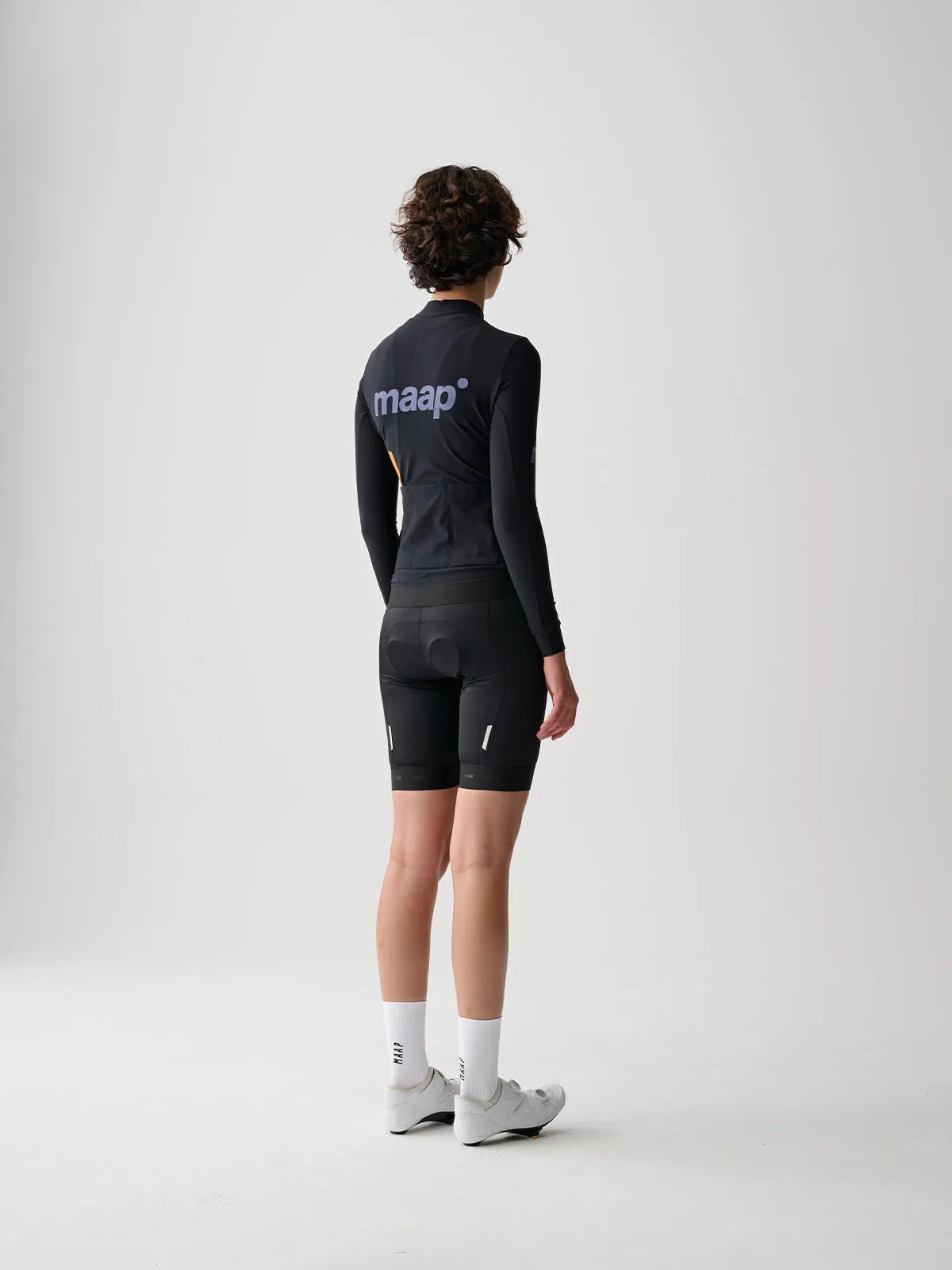 MAAP Training Women's Thermal Longsleeve Jersey Black/Lavender