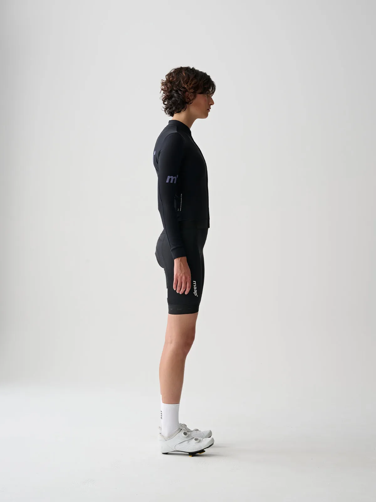 MAAP Training Women's Thermal Longsleeve Jersey Black/Lavender