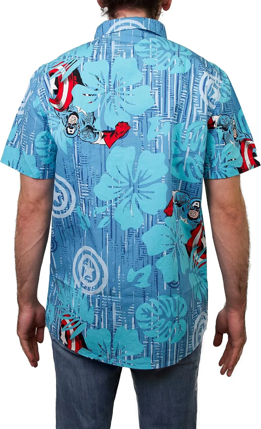 Marvel Men's Button Down Shirt