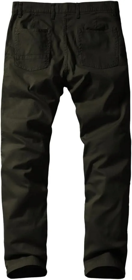 Match Men's Slim Tapered Stretchy Casual Pants #8105