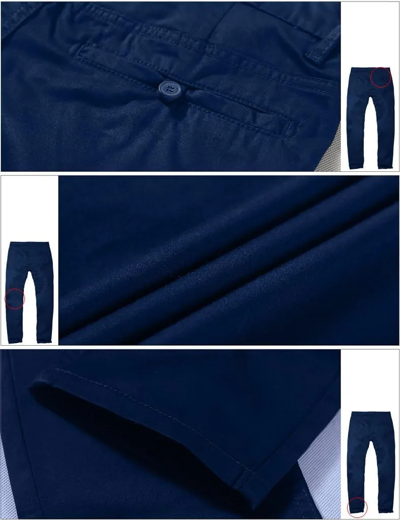 Match Men's Slim Tapered Stretchy Casual Pants