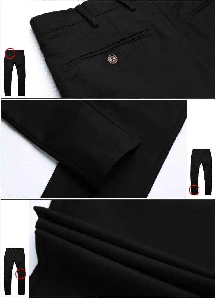 Match Men's Slim Tapered Stretchy Casual Pants
