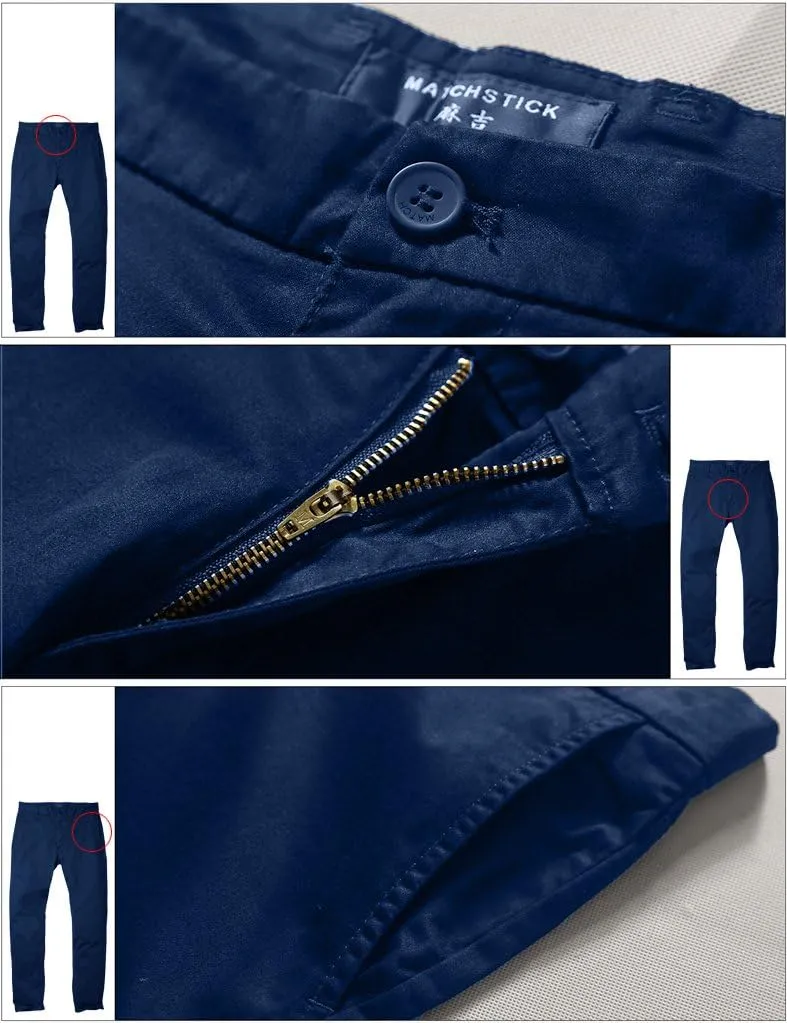 Match Men's Slim Tapered Stretchy Casual Pants