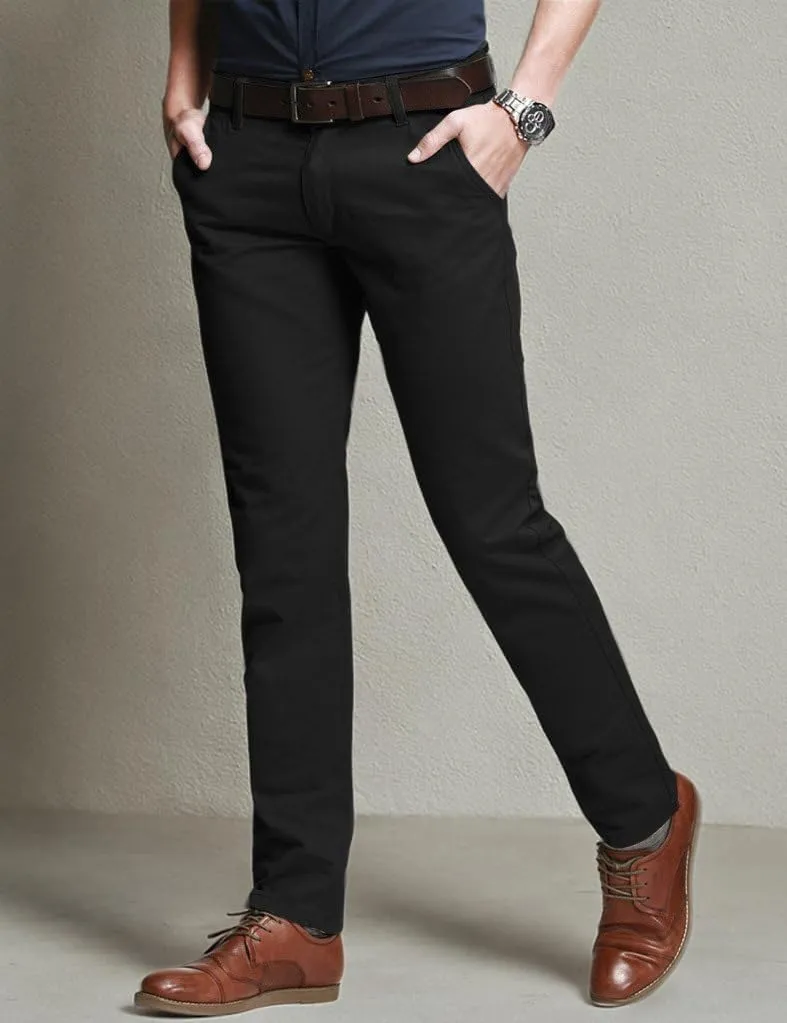 Match Men's Slim Tapered Stretchy Casual Pants