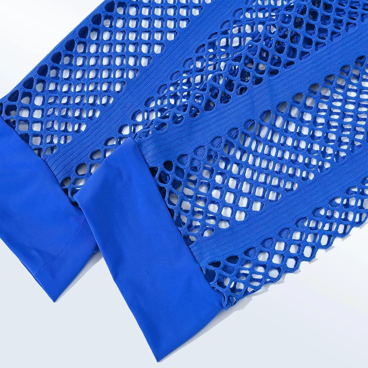 Men's Fishnet Pants Male See Through Bottoms Mesh Pants for Men