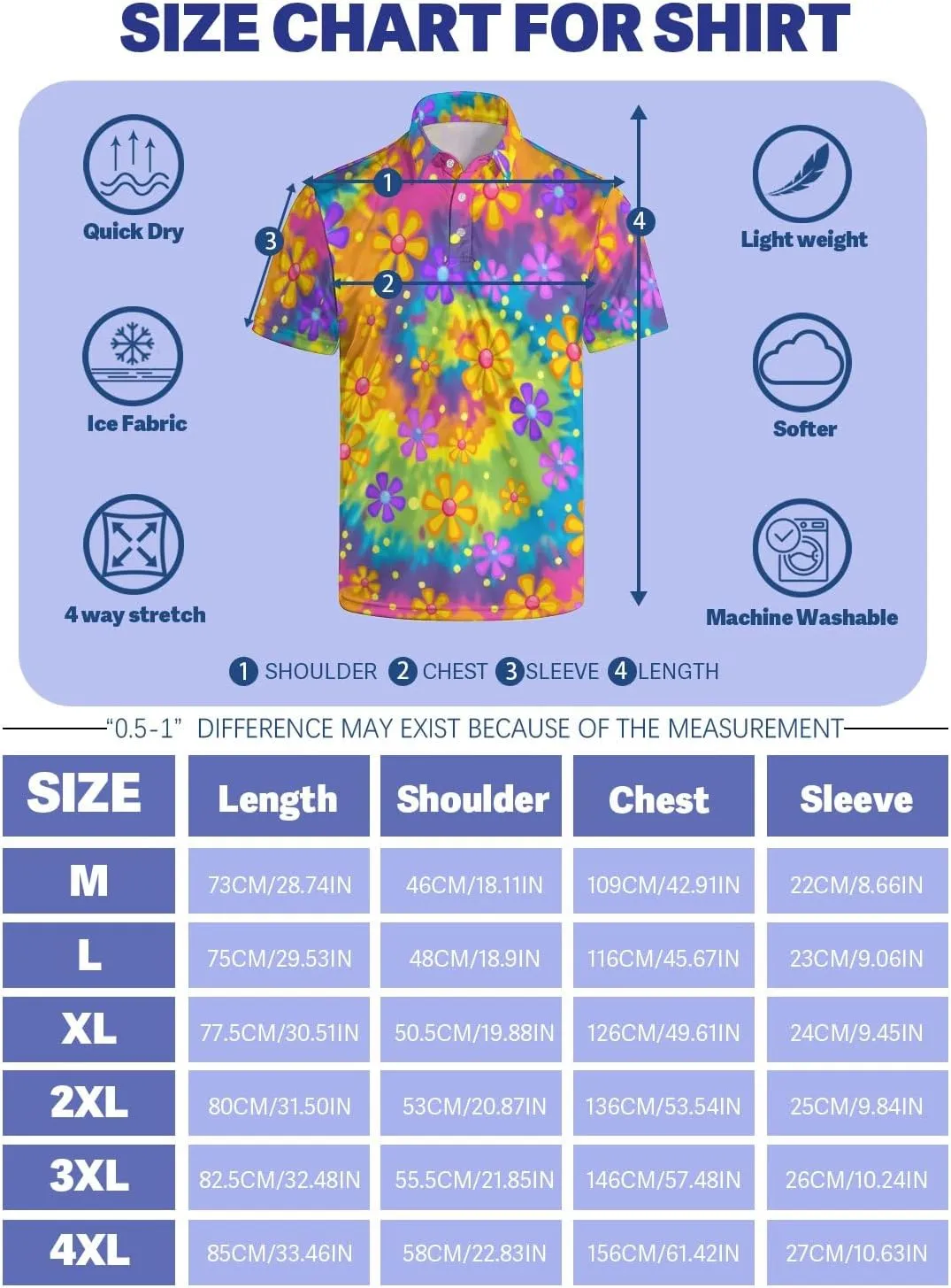 Men's Golf Shirts Funny Polo Shirt Moisture Wicking Golf Shirt Quick-Dry Polo Shirts Short Sleeve Funny Theme Outfits for Men