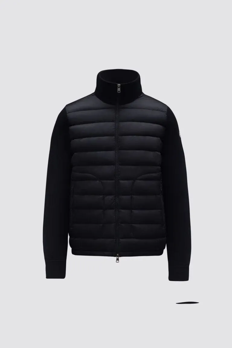 Men's Padded Wool Cardigan