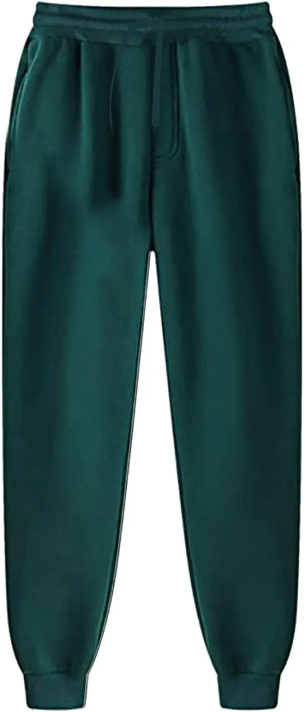 Mens Sweatpants with Pockets Colorful Drawstring Joggers Running Workout Athletic Active Sweat Pants Men's Trousers