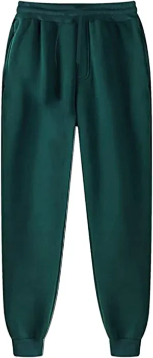 Mens Sweatpants with Pockets Colorful Drawstring Joggers Running Workout Athletic Active Sweat Pants Men's Trousers