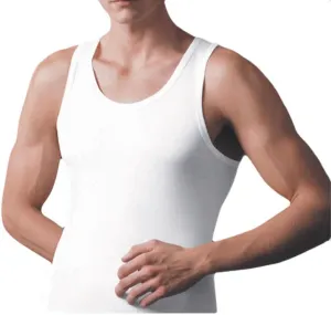 Men's Tank top 2113 U-Neck Cotton 100% 3-Pack Top Innerwear, White