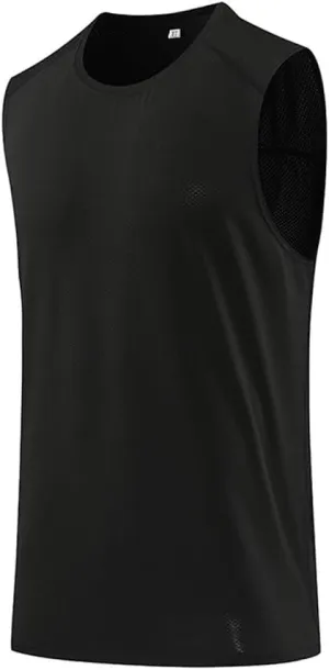 Mens Tank Tops Sleeveless Classic Muscle Tee Top for Men's Fitness, Quick Dry Gym Tank Top for Men