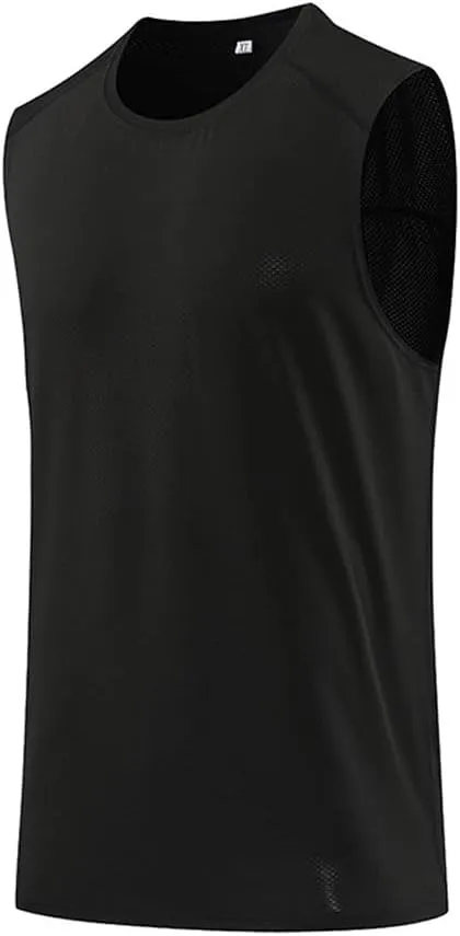 Mens Tank Tops Sleeveless Classic Muscle Tee Top for Men's Fitness, Quick Dry Gym Tank Top for Men