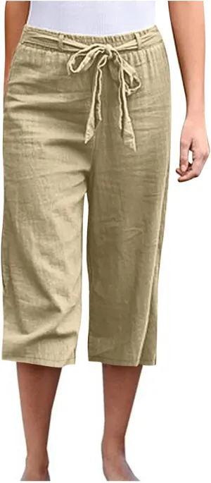 mom Jeans high Waisted Stretchy Ladies Summer Pants Jean Skirt Long Linen Blend Plus Size Wide Leg Pants Bohemian Jumpsuit Cute Skinny Womens Work Shorts Dressy Leggings Wide Leg Woman Jeans