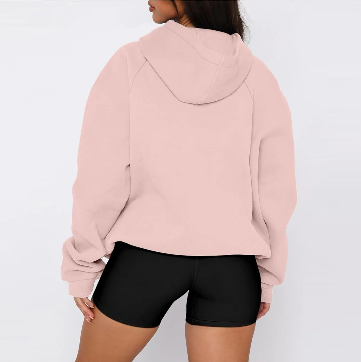 Oversized Hoodies for Women Soft Lightweight Fleece Hooded Sweatshirt Trendy Drop Shoulder Loose Pullover Sweater
