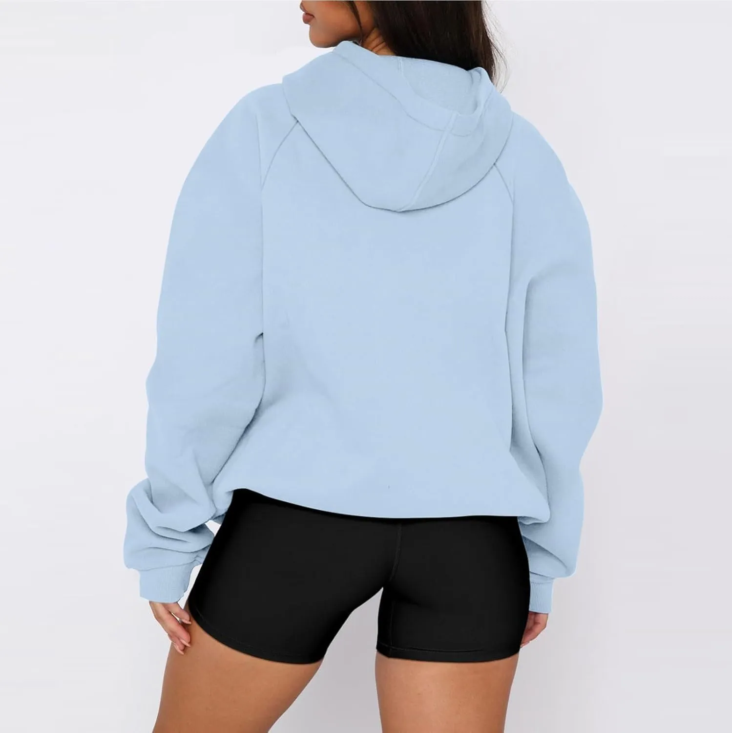Oversized Hoodies for Women Soft Lightweight Fleece Hooded Sweatshirt Trendy Drop Shoulder Loose Pullover Sweater