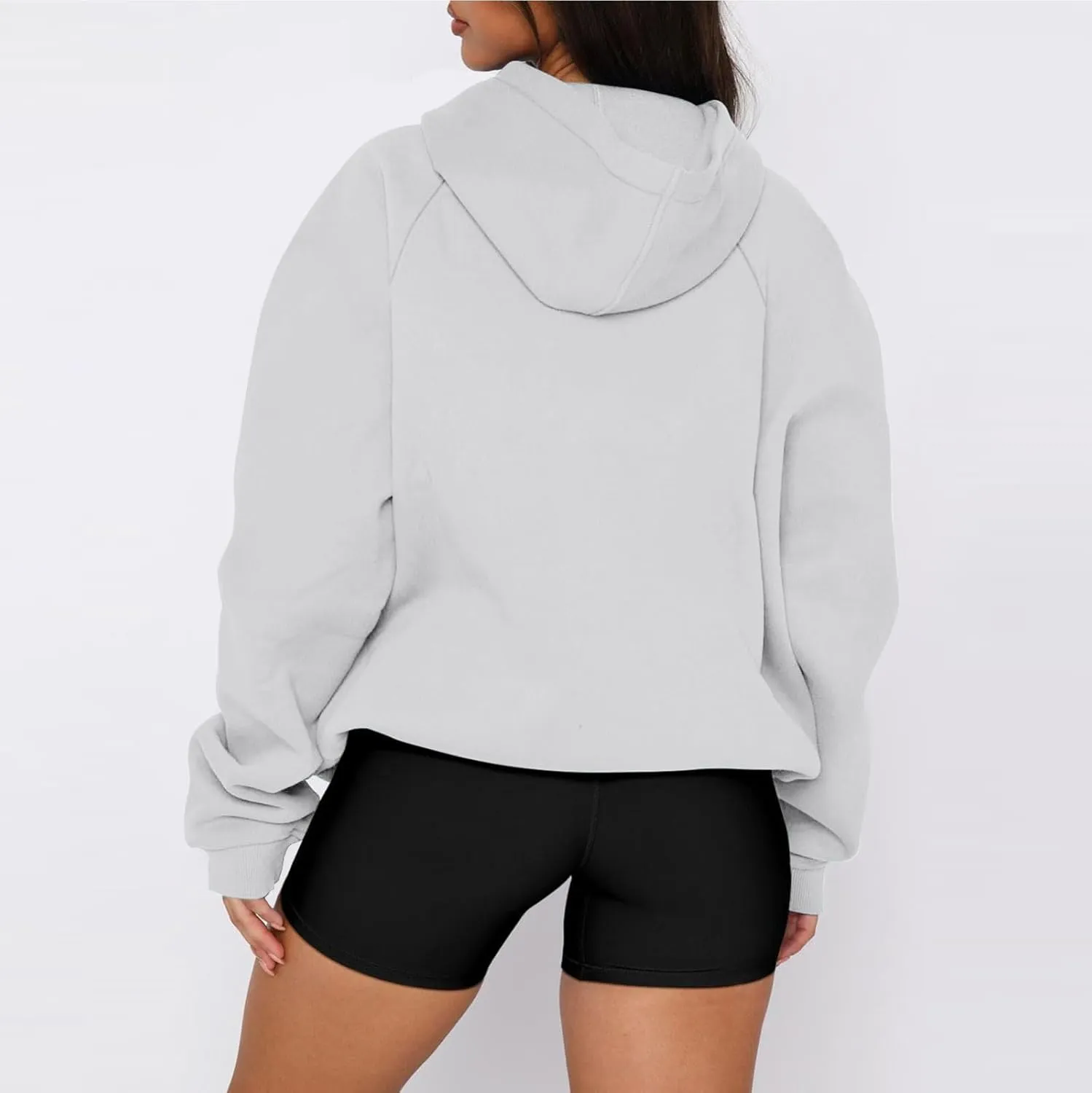 Oversized Hoodies for Women Soft Lightweight Fleece Hooded Sweatshirt Trendy Drop Shoulder Loose Pullover Sweater