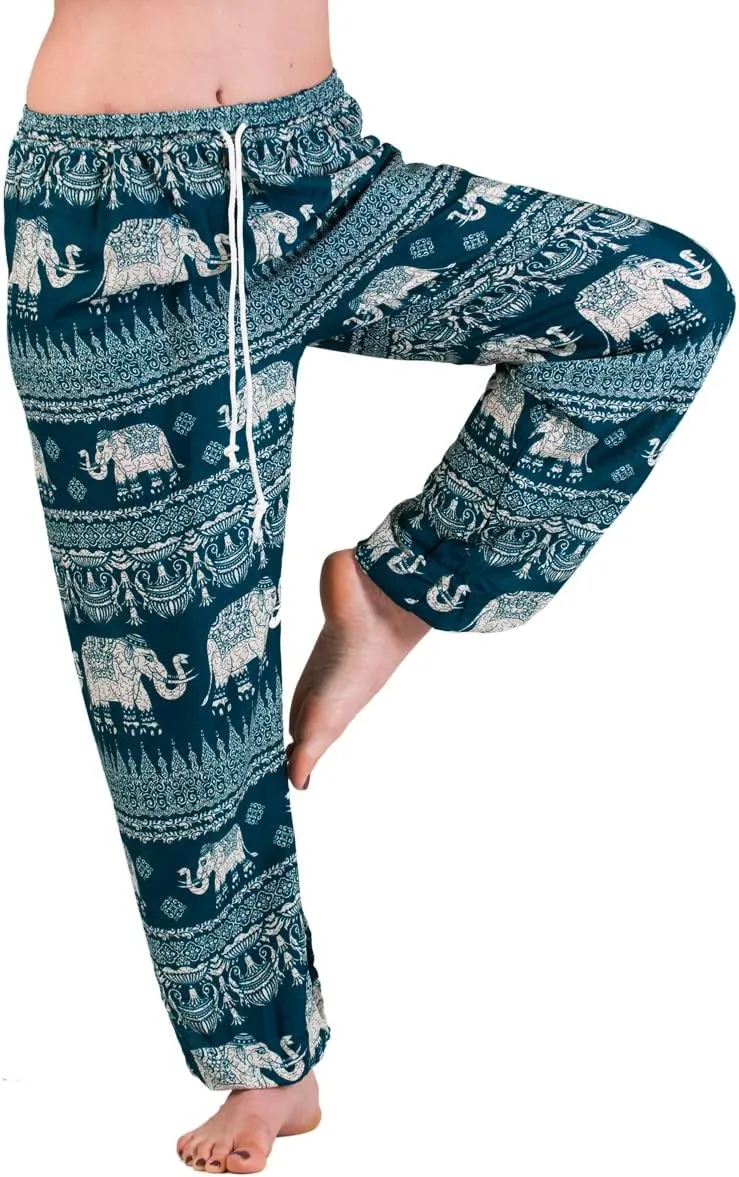 PANASIAM Muck Harem Pants, fits Sizes S to M, Made of fine Natural Viscose, with 2 Pockets, fair Produced