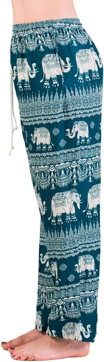 PANASIAM Muck Harem Pants, fits Sizes S to M, Made of fine Natural Viscose, with 2 Pockets, fair Produced