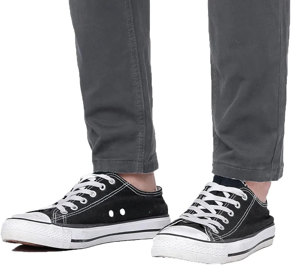 Plaid&Plain Mens Skinny Khaki Pants Skinny Fit Chinos