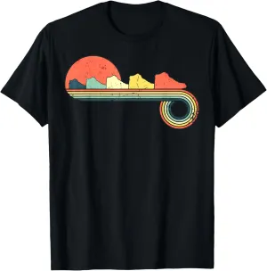 Sneaker Retro Vintage Sunset Rainbow T-Shirt