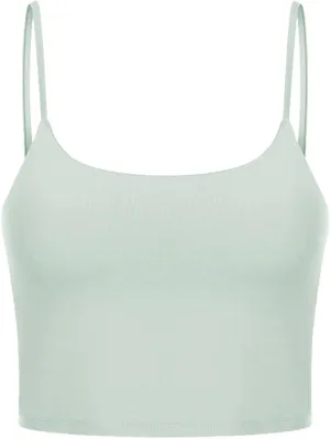 Sports Tank Tops For Women Seamless Built In Bra Camisoles White Tank Top Women Plus Size Bustier Top