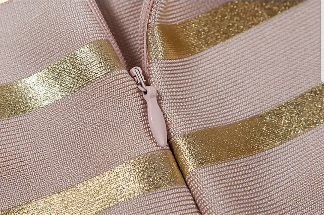 Suameré Geometric Print Bandage Two Piece Set