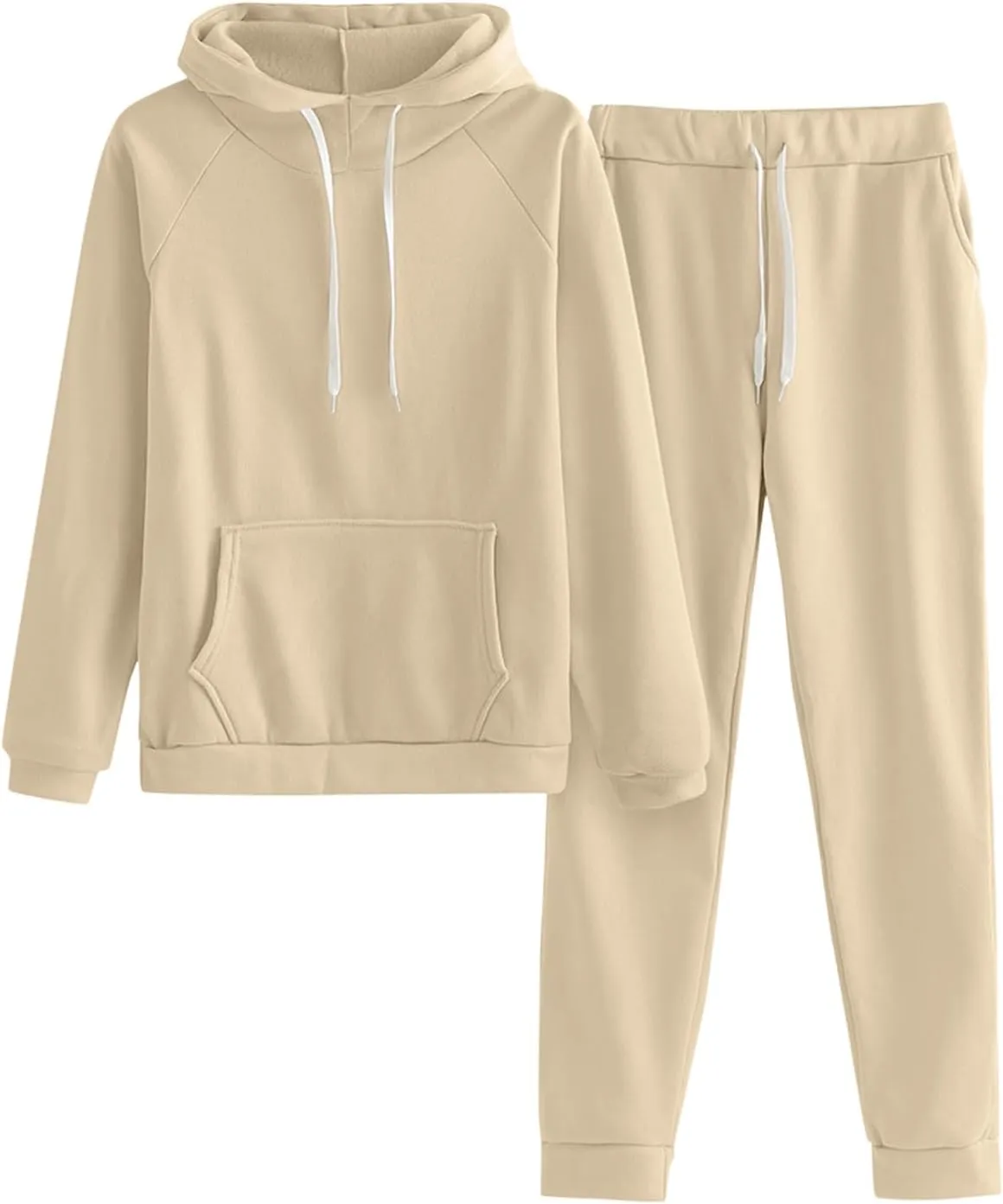 Sweatsuit for Women 2 Piece Long Sleeve Crewneck Oversized Loungewear Jogger Sweatsuit Sets Sets