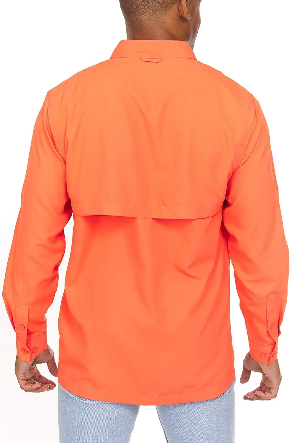 Swiss Alps Mens Long Sleeve Fishing Shirt