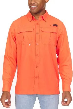 Swiss Alps Mens Long Sleeve Fishing Shirt