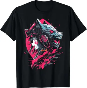 Techwear Harajuku | Wolf T-Shirt