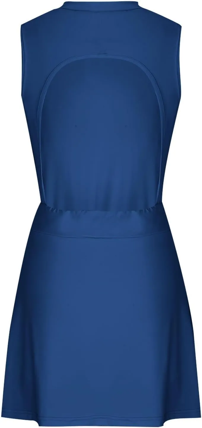 Tennis Dress with Shorts, Active Rompers Dress Golf Dresses, Skort Dress, Workout Dress, Athletic Athleisure Sets