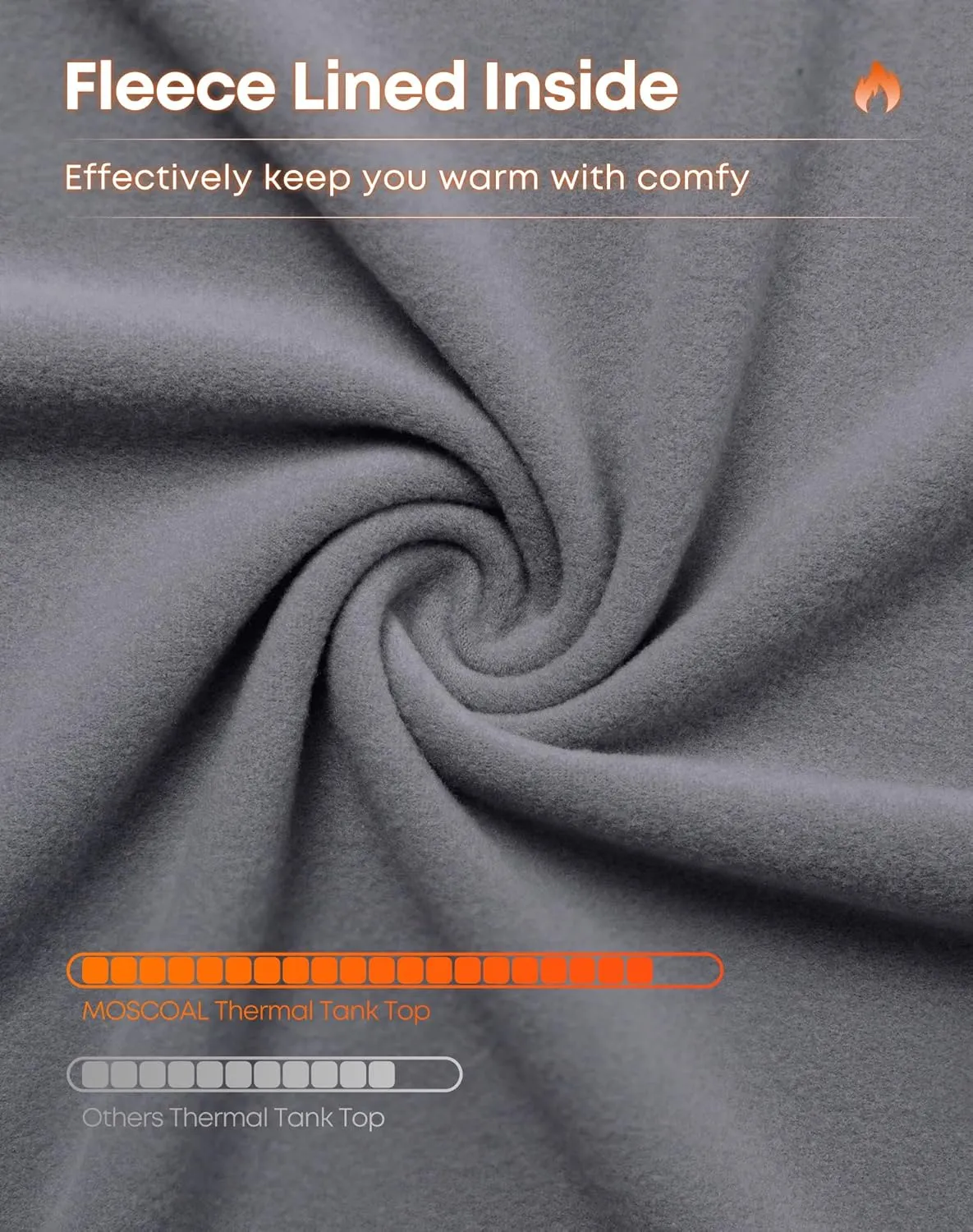 Thermal Tank Top for Women Sleeveless Fleece Lined Top Thermal Undershirt Warm Camisoles Winter Vest