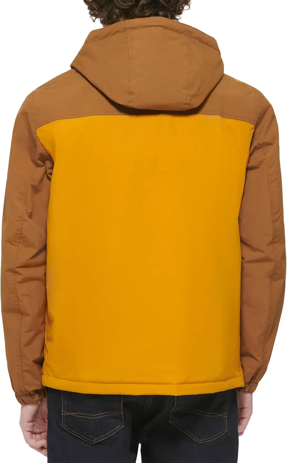 Tommy Hilfiger Mens Performance Taslan Popover Parka Coat