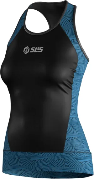 Triathlon Top Women - Sleeveless Tri Top Women - Comfortable & Great Fit Triathlon Shirts or Singlet, No Shelf Bra