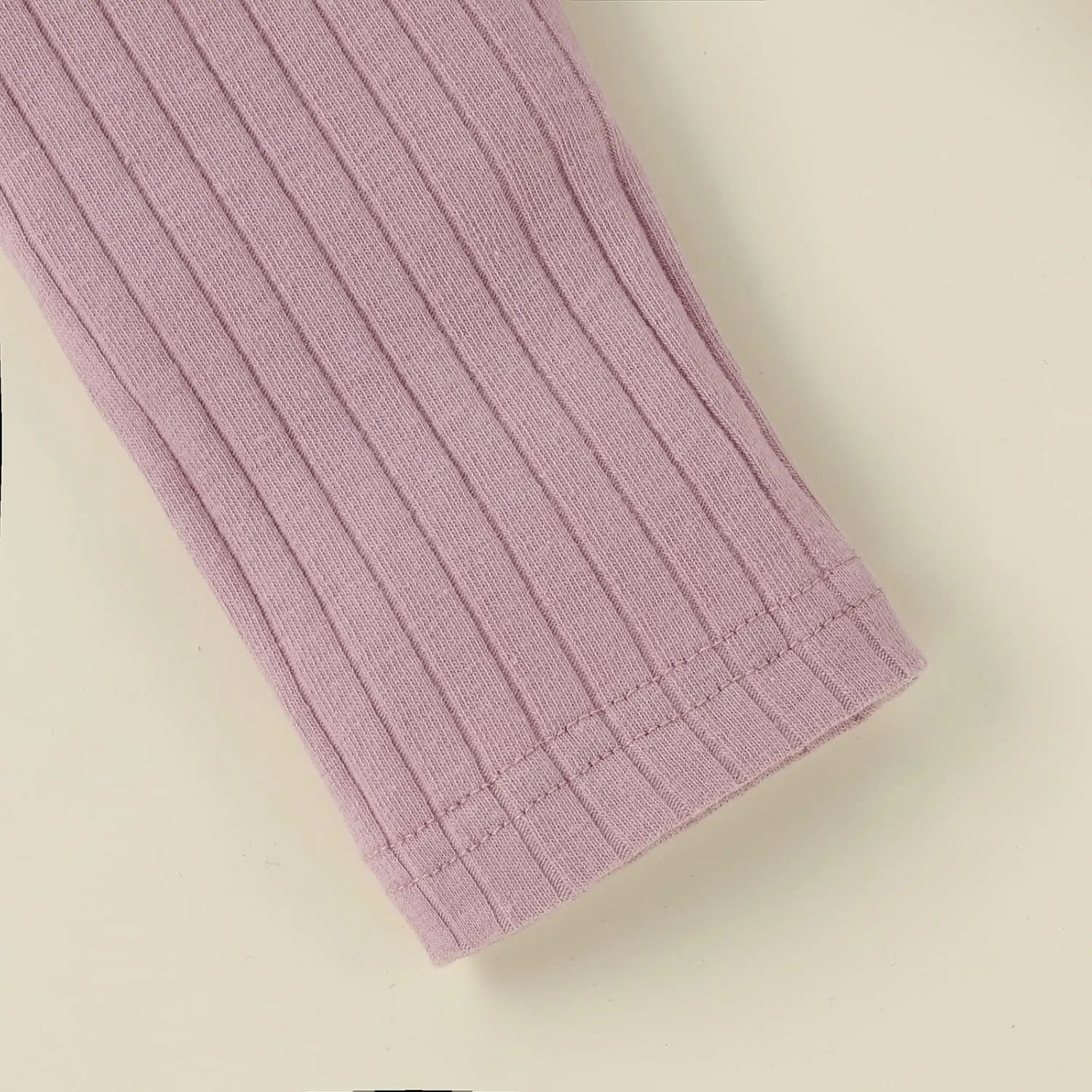 Unisex Baby Ribbed Knitting Leggings Newborn Boy Girl Elastic Waist Cotton Pants