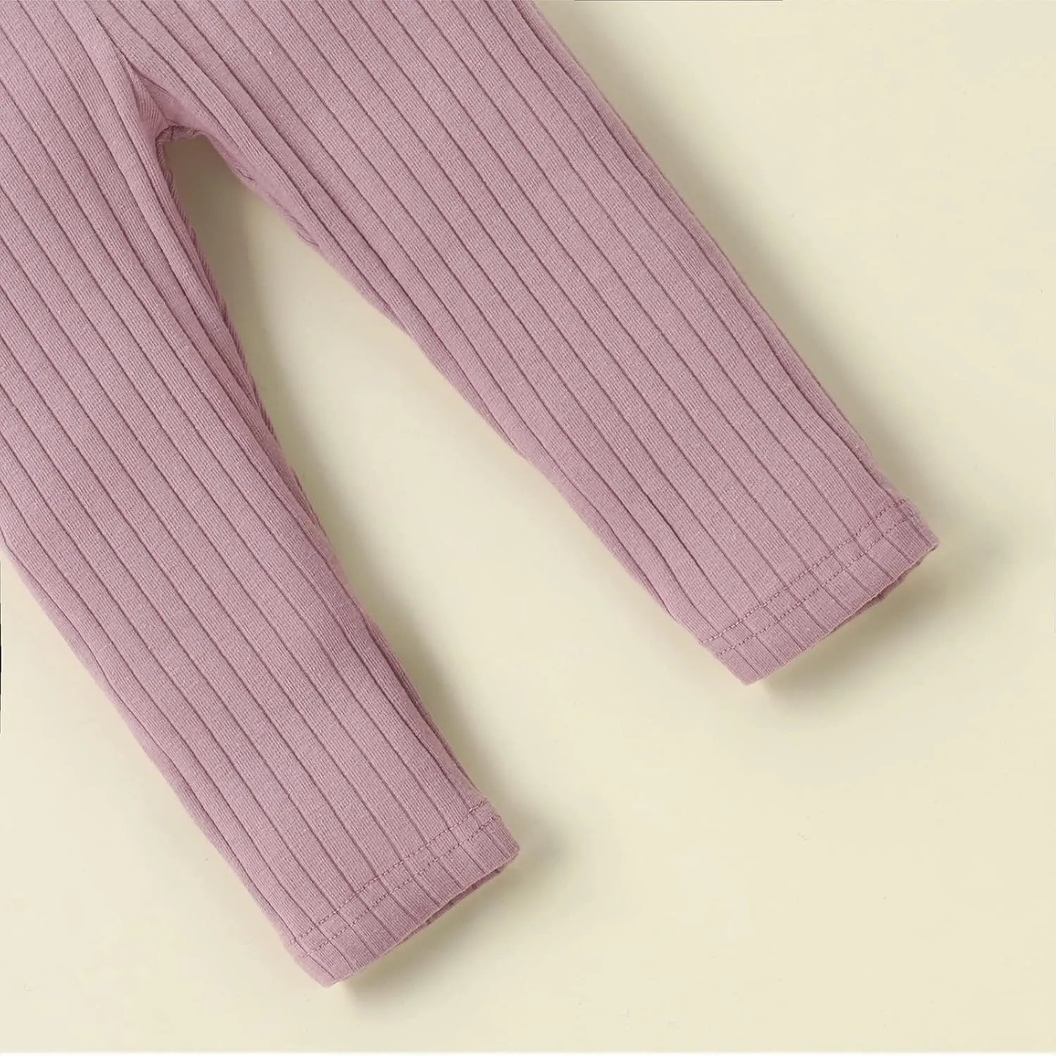 Unisex Baby Ribbed Knitting Leggings Newborn Boy Girl Elastic Waist Cotton Pants
