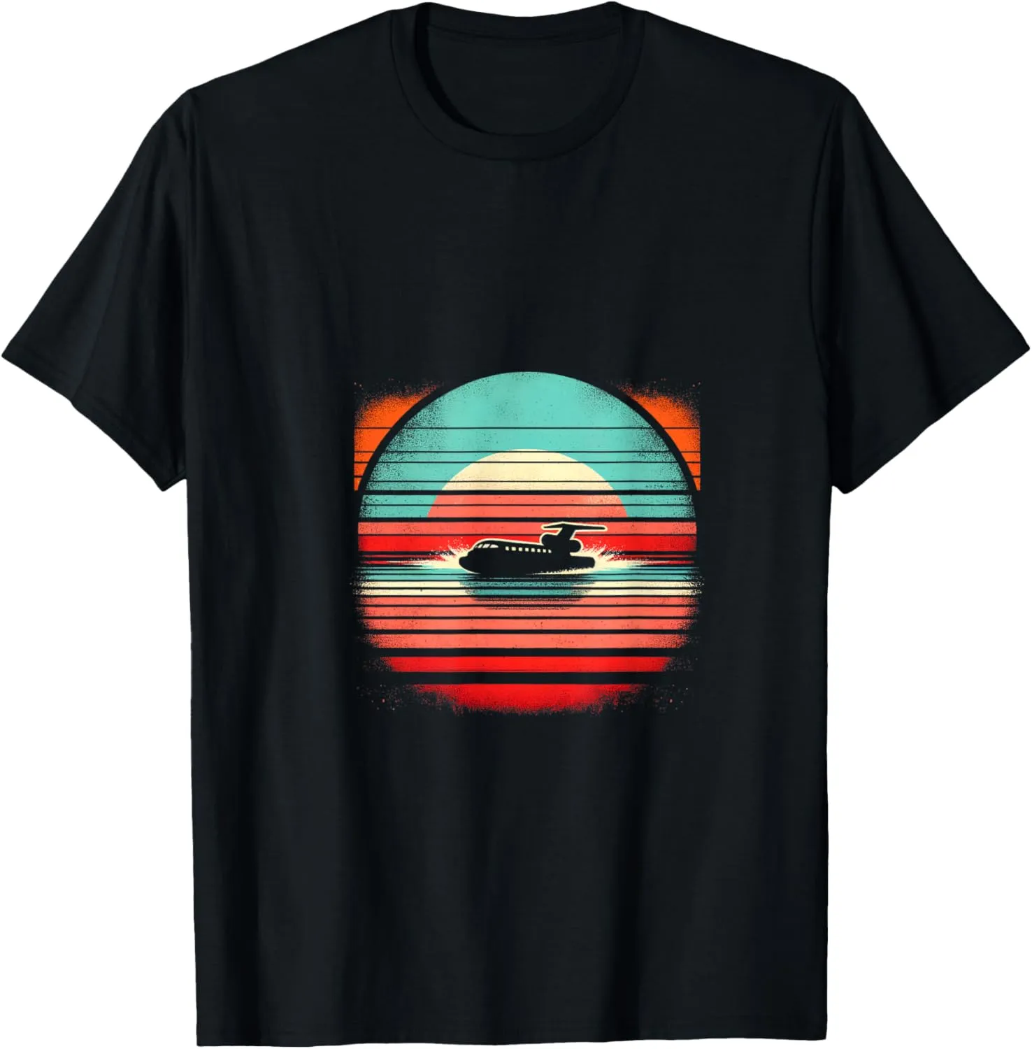 Vintage Sunset Silhouette T-Shirt