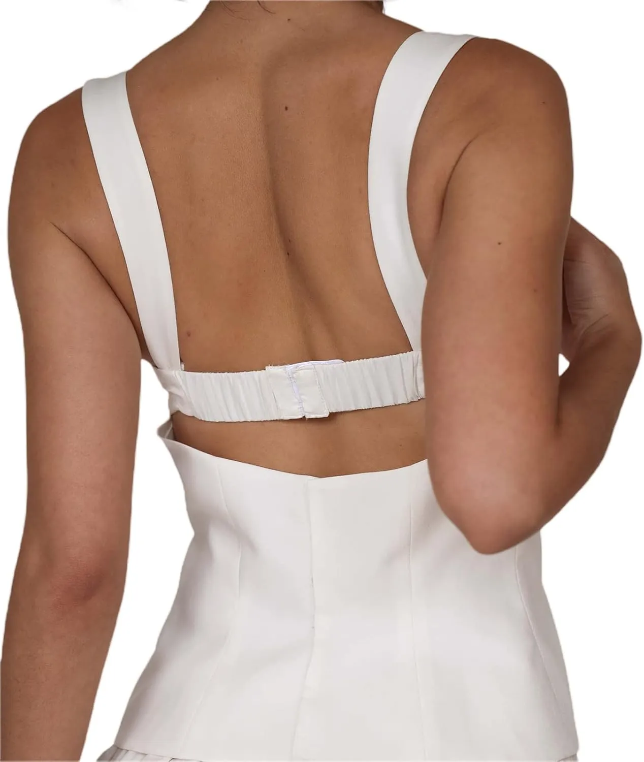 Women Vintage Low Cut Cami Top Sexy Spaghetti Strap Slim Fit Camisole Backless Tank Top Y2k Streetwear