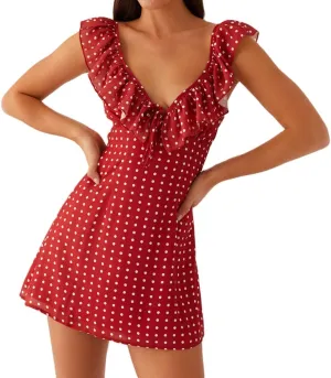 Women Y2K Floral Bodycon Mini Dress Summer Sleeveless Backless Tie-up Ruffle V-Neck Coquette Sundresses