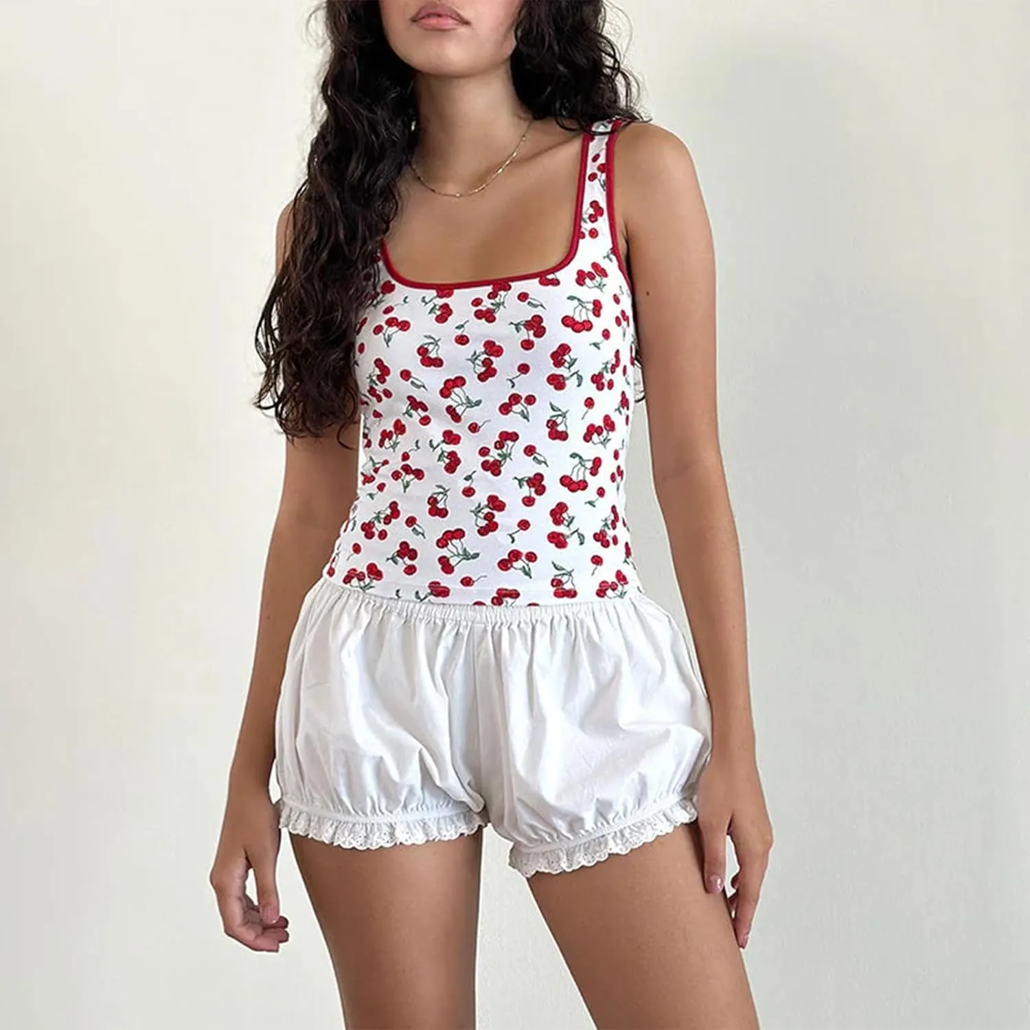Women Y2K Lace Patchwork Tank Top Aesthetic Low Cut Sleeveless Backless Vest Vintage Camisole Crop Top Streetwear
