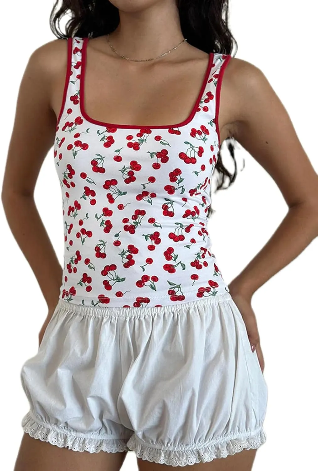 Women Y2K Lace Patchwork Tank Top Aesthetic Low Cut Sleeveless Backless Vest Vintage Camisole Crop Top Streetwear