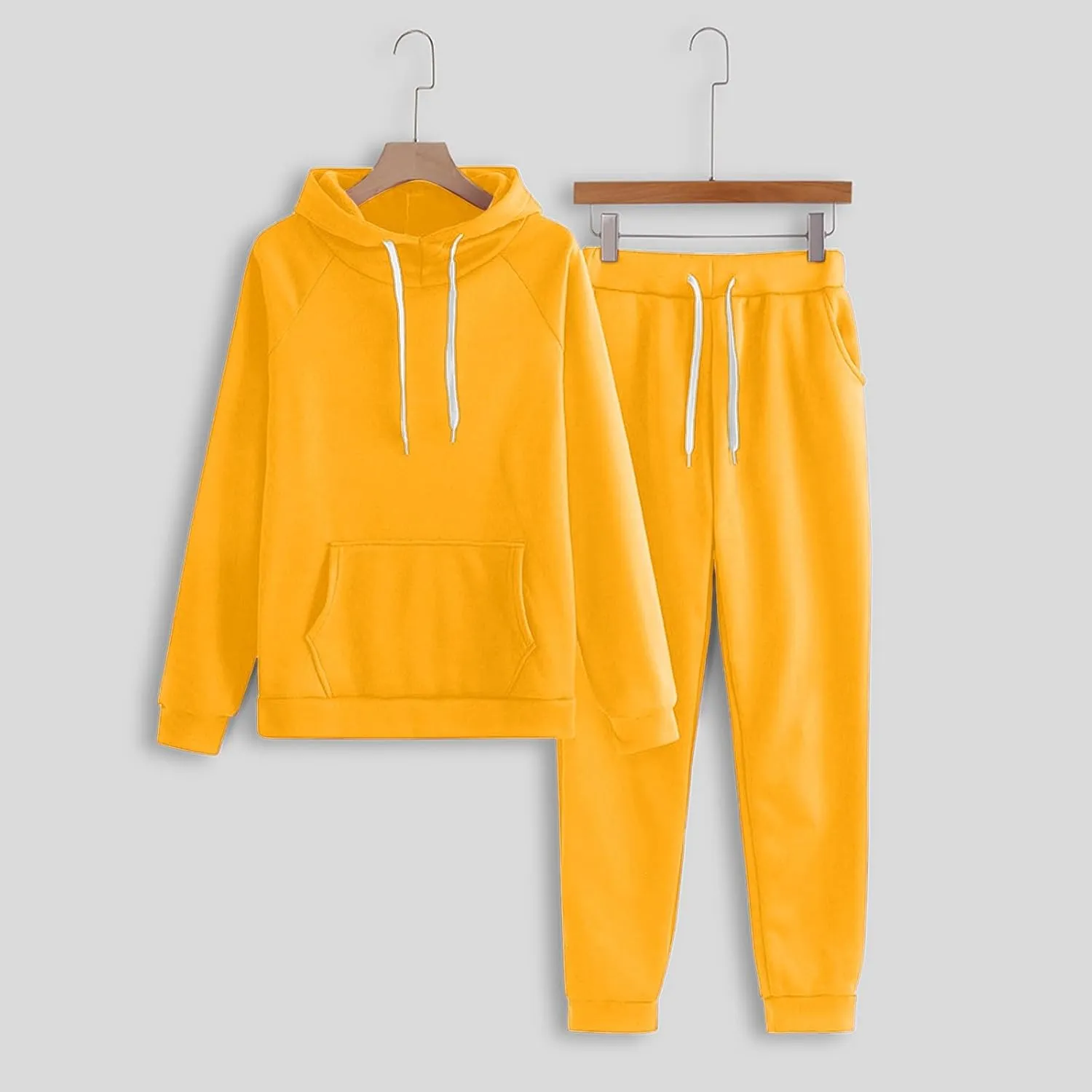 Women's 2 Piece Outfits Lounge Set Long Sleeve Crewneck Workout Sweat Sweatshirt Wide Leg Sweatpant Sweatsuit