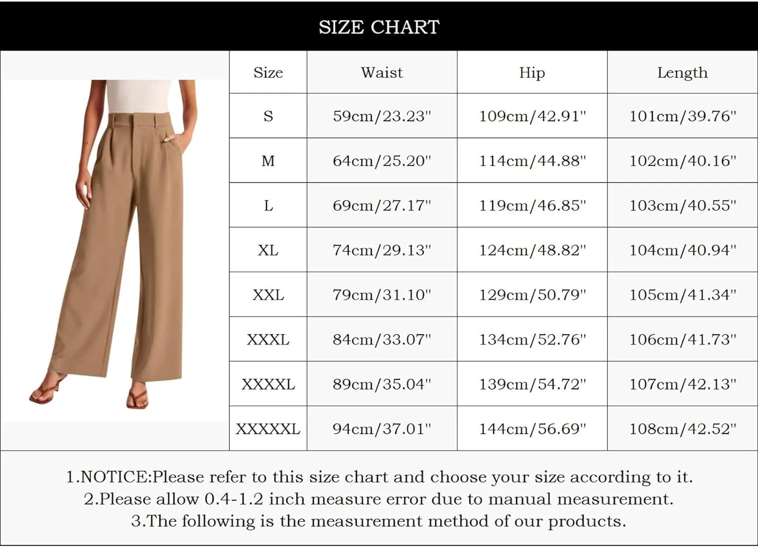 Women's Cotton Linen Summer Fashion Pants Elastic Waist Long Lounge Slim Fit Trouser Trendy