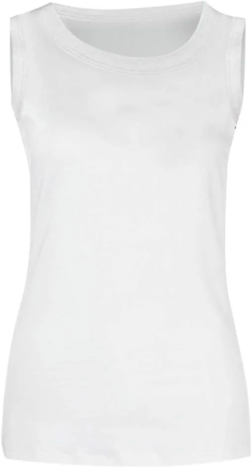 Womens Cropped Tank Top Sleeveless Summer Fitted Camisole Cute Loose Slimming Work Singlet Cozy Athletic Crop Top