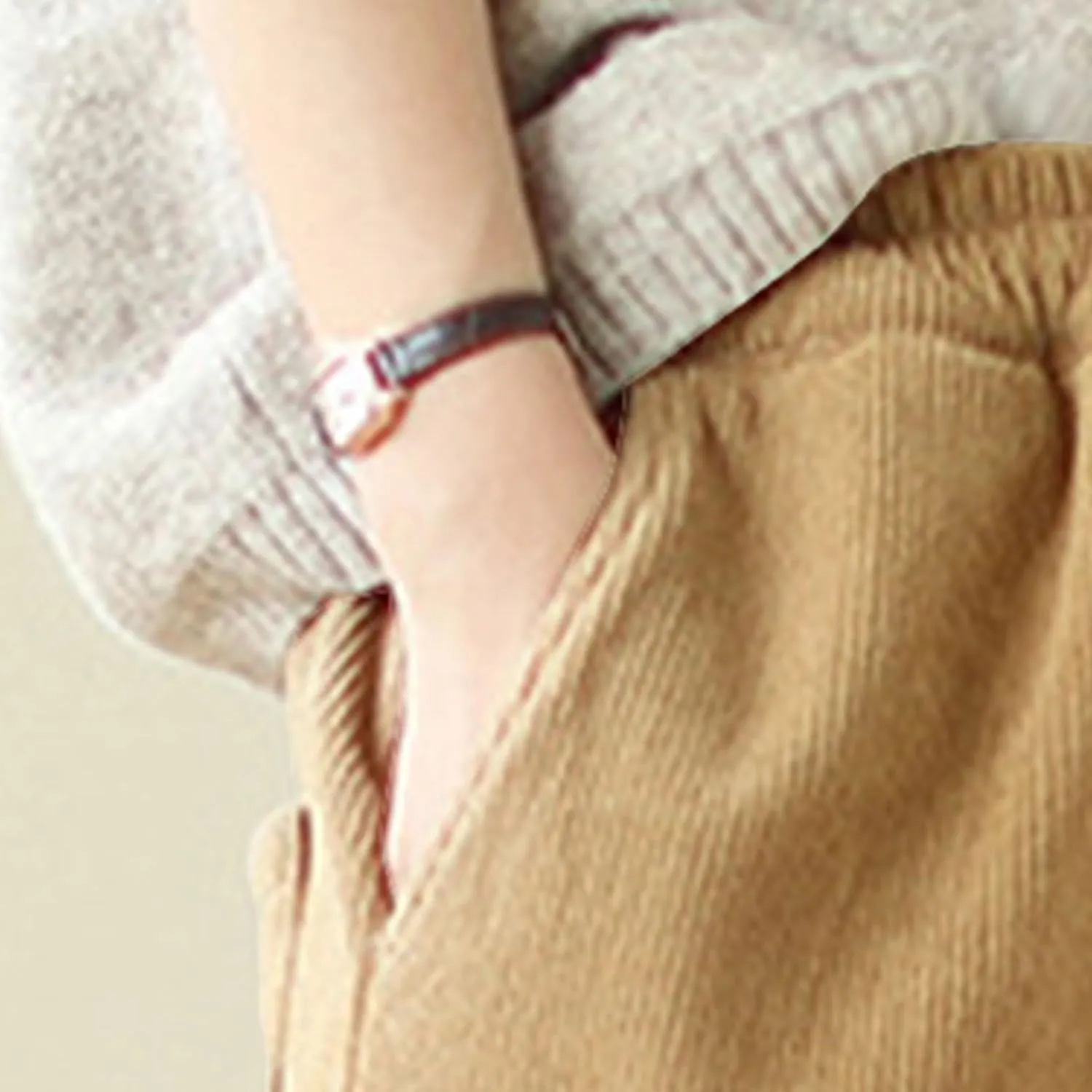 Women's Harem Pants Casual Loose Fit Drawstring Elastic Waist Pants Vintage Solid Tapered Trousers with Pockets